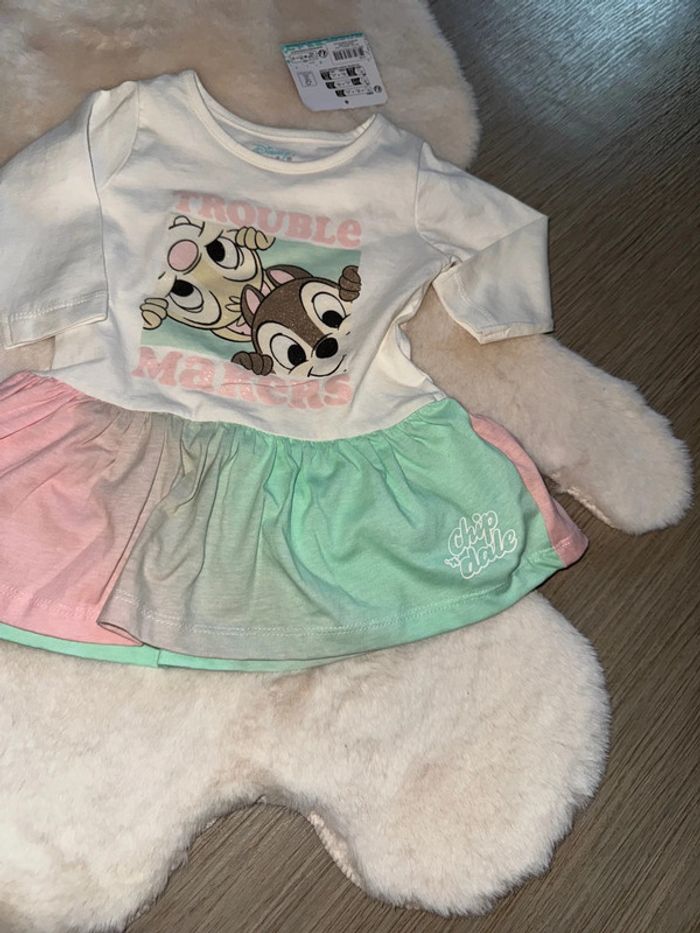 Magnifique robe Disney ton pastel 6 mois neuve - photo numéro 4