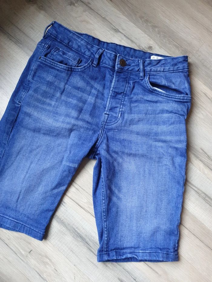 Short jean bermuda