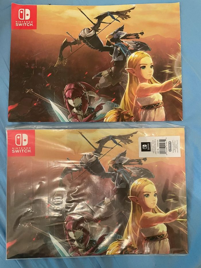 X1 Poster Zelda Hyrule Warriors Nintendo Switch [ NEUF ] - photo numéro 4
