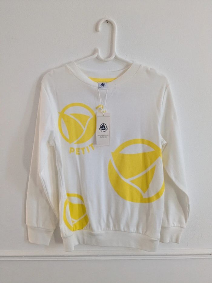 T-shirt manches longues bateau 8 ans