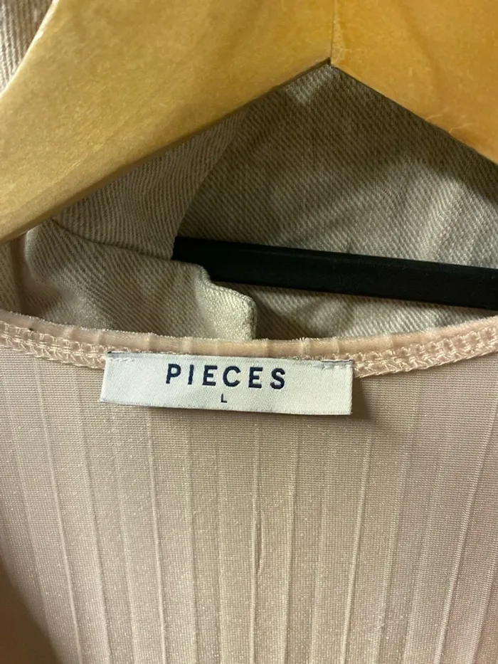 Robe Porte Feuille Plissée En Velours Taille L - photo numéro 7