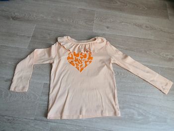 Tee-shirt orange taille 4-6 ans