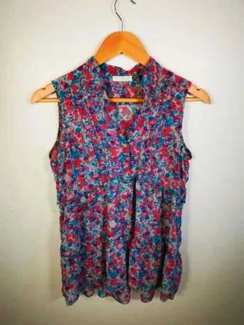 C37 blouse fleurie promod S
