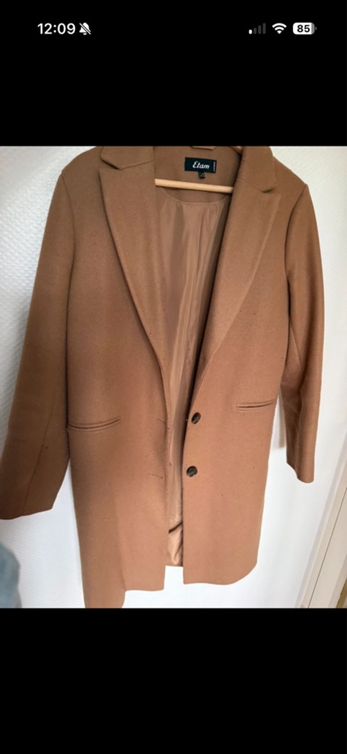 Manteau long couleur camel - photo numéro 4