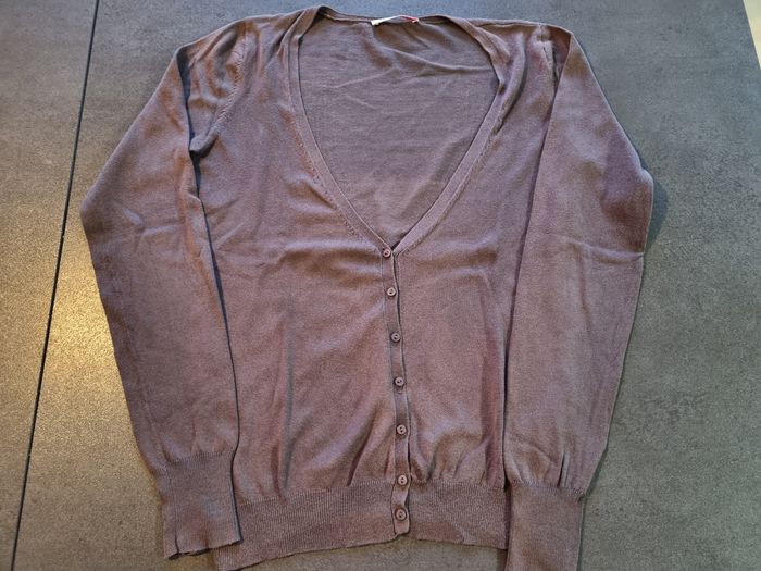 Gilet marron Camaïeu taille 1