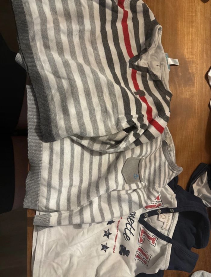 Lot de 3 tee shirt manches longues