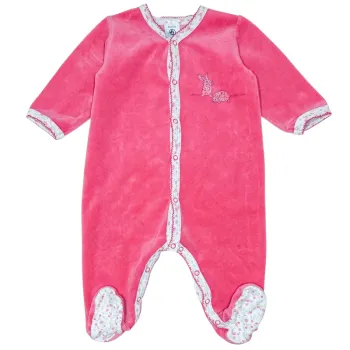 Pyjama 6 mois en velours Petit Bateau