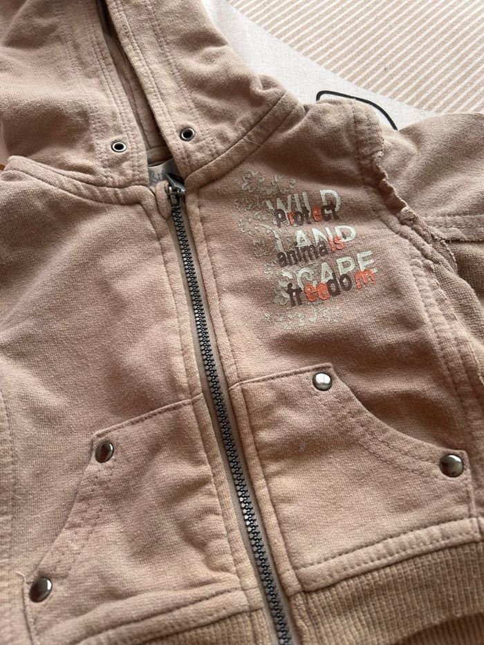 Ensemble de jogging 2 pièces marron bébé garçon taille 1 mois - photo numéro 3