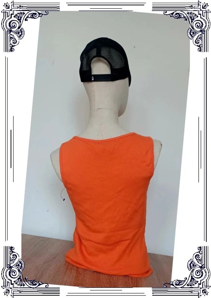 Débardeur orange femme Lauren Ralph Lauren taille M - photo numéro 2