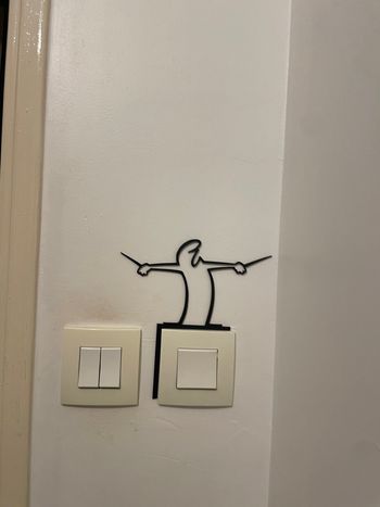 Décoration interrupteur - La Linea orchestre 