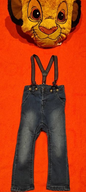 Jean avec bretelles Orchestra 23 mois 86 cm