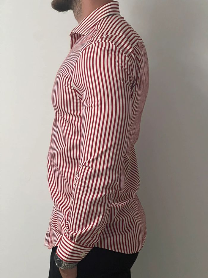 Chemise café coton T38 - photo numéro 2