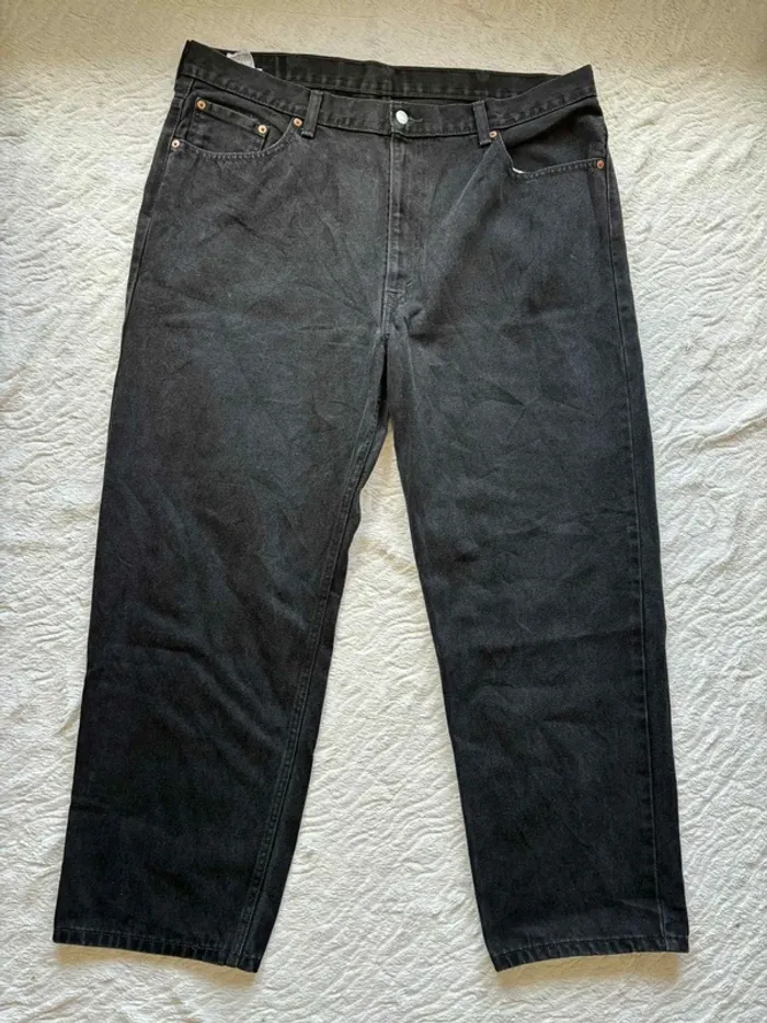 Jean Levi’s 550 Relaxed Fit droit taille haute Noir Homme/Unisexe W42 L30 (XXL/52) - photo numéro 4