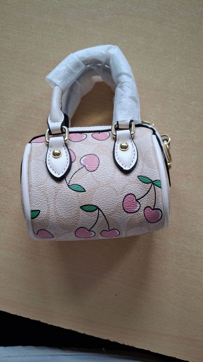 Mini sac à main Coach cerise - photo numéro 2