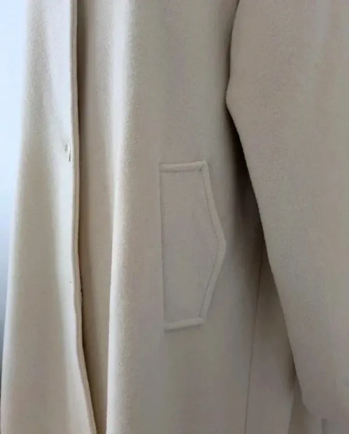 Manteau long 100% laine - taille 42/44 - photo numéro 4