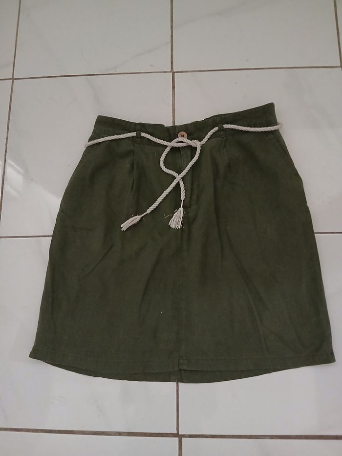 Jupe femme d ete en cton taille 38 marque cache cache - photo numéro 4