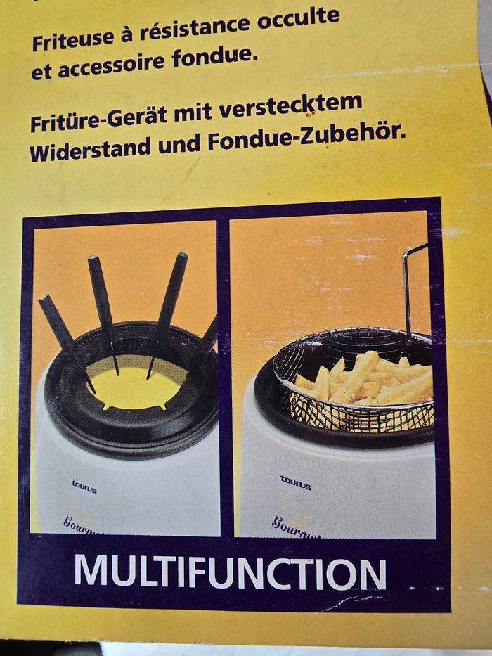 Friteuse et appareil a fondue 2 en 1 - photo numéro 2