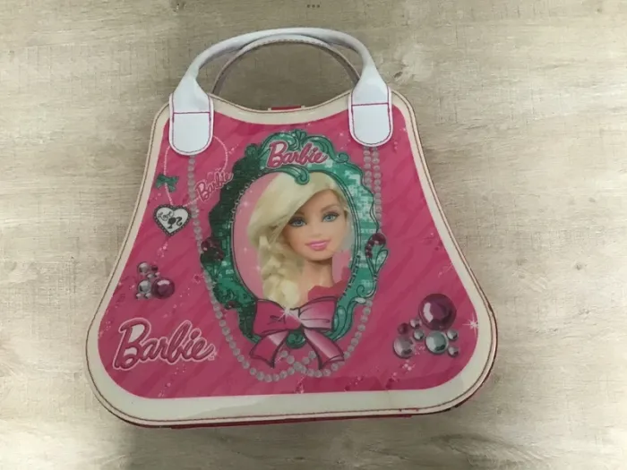 Vintage rare sac grand sac à main barbie - photo numéro 5