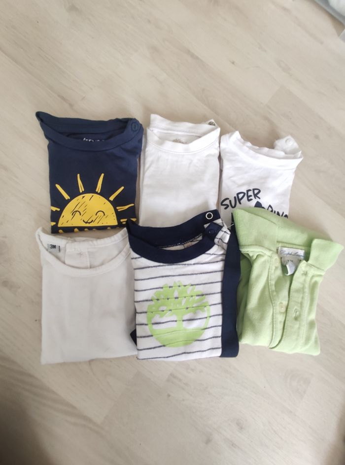 Lot t-shirt manches courtes