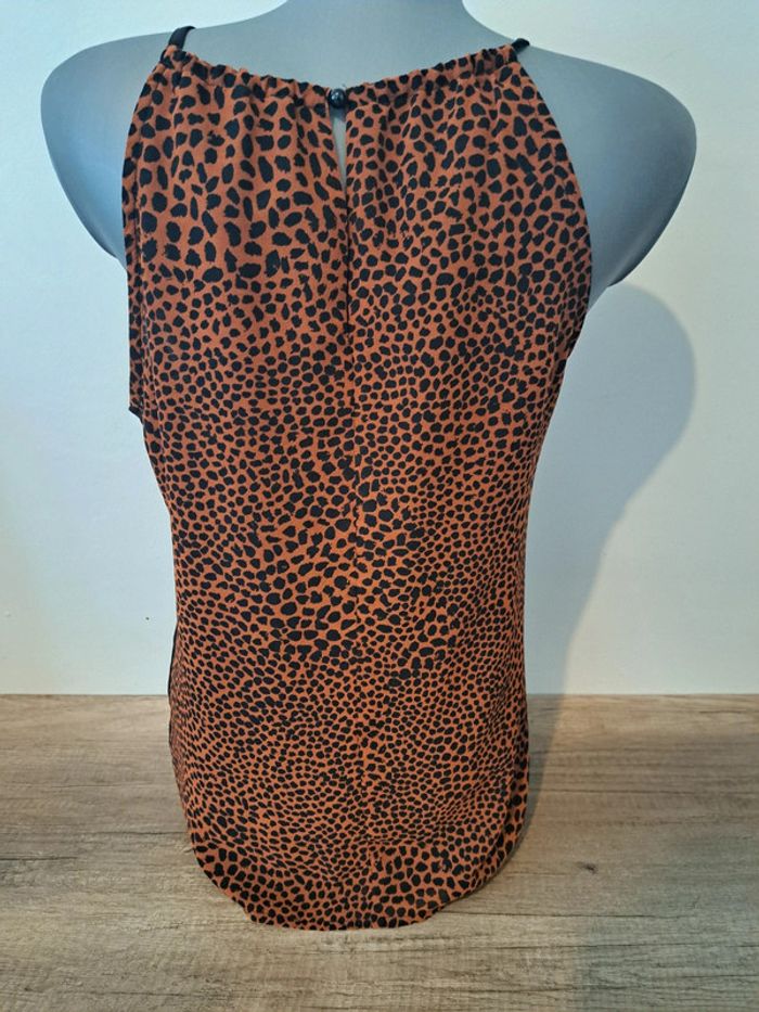 Top haut leopard camaïeu Taille 40 Tbe - photo numéro 7