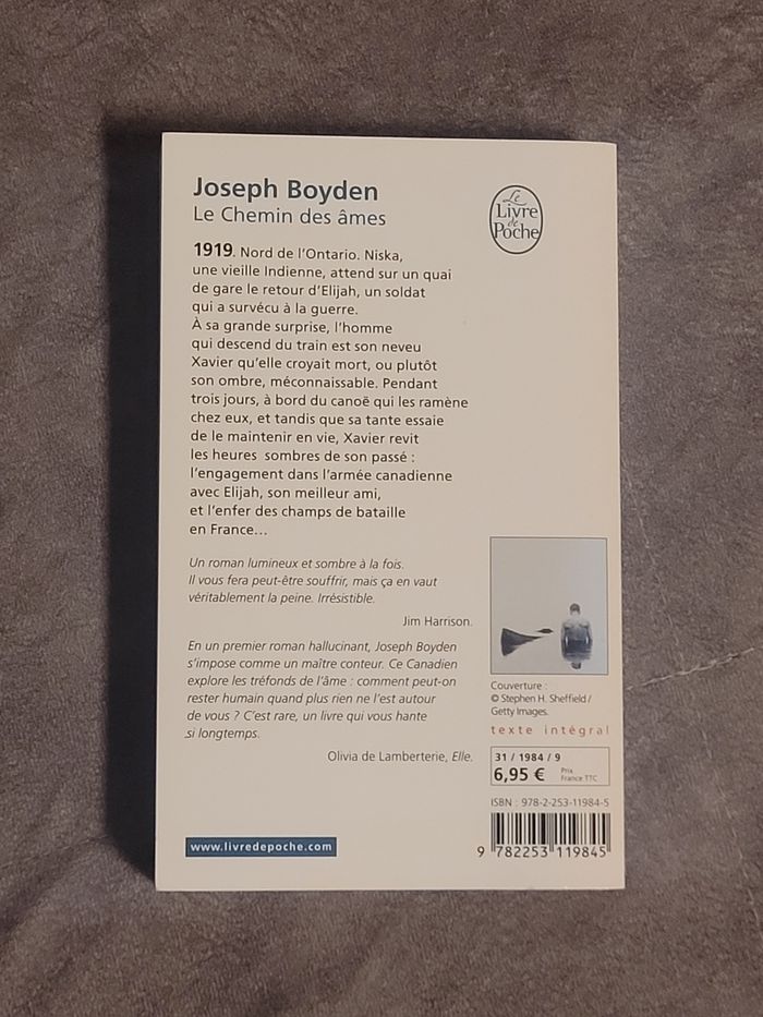 Le chemin des âmes Joseph Boyden - photo numéro 2