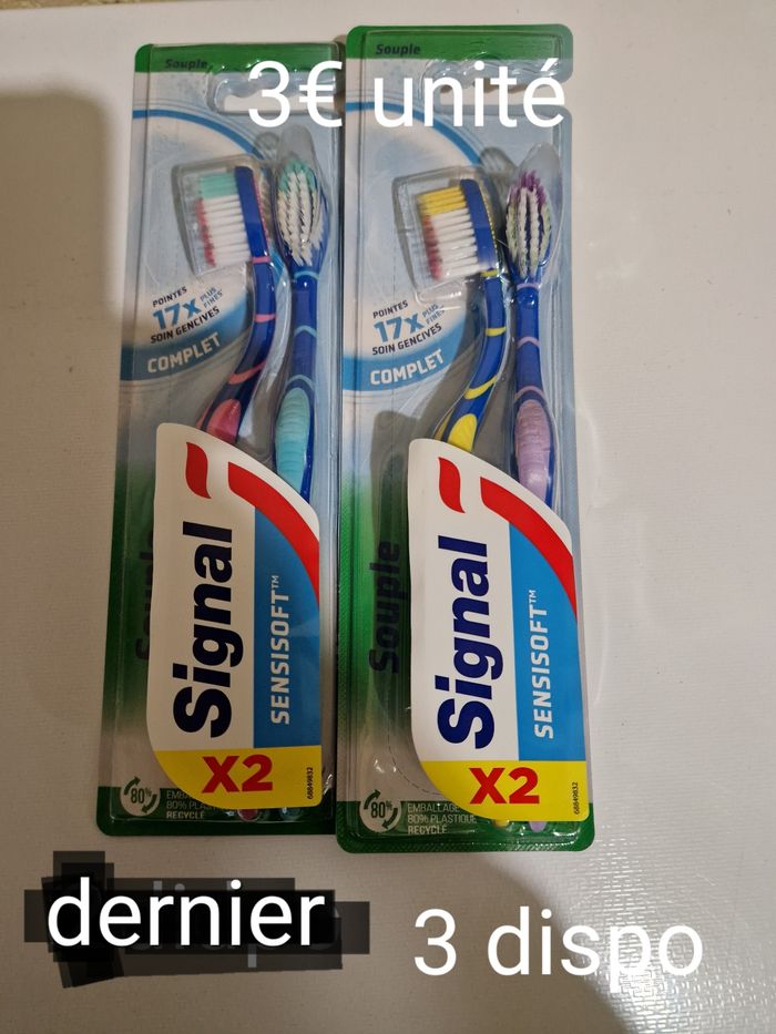 Brosse a dent signal coloris au choix