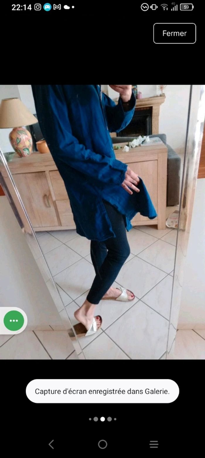 Liquette femme XL bleu marine c77 - photo numéro 3