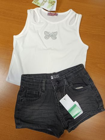 Ensemble t-shirt et short 8ans