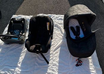 Lot poussette trio LILAS Bébé confort