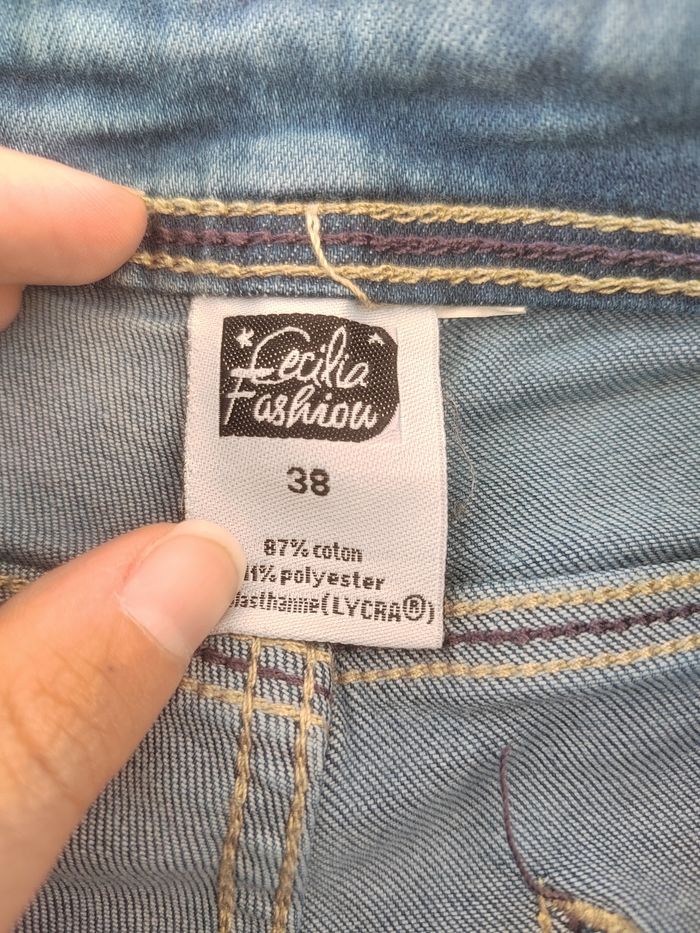 Jean Femme Coupe Droite - Taille 38/M - Très Bon État – Cécilia Fashion - photo numéro 8