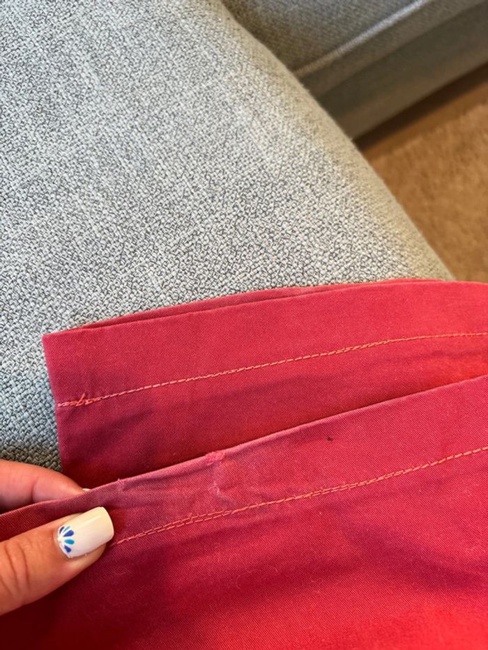 Pantalon chino rouge bordeaux Celio taille 48 - photo numéro 9