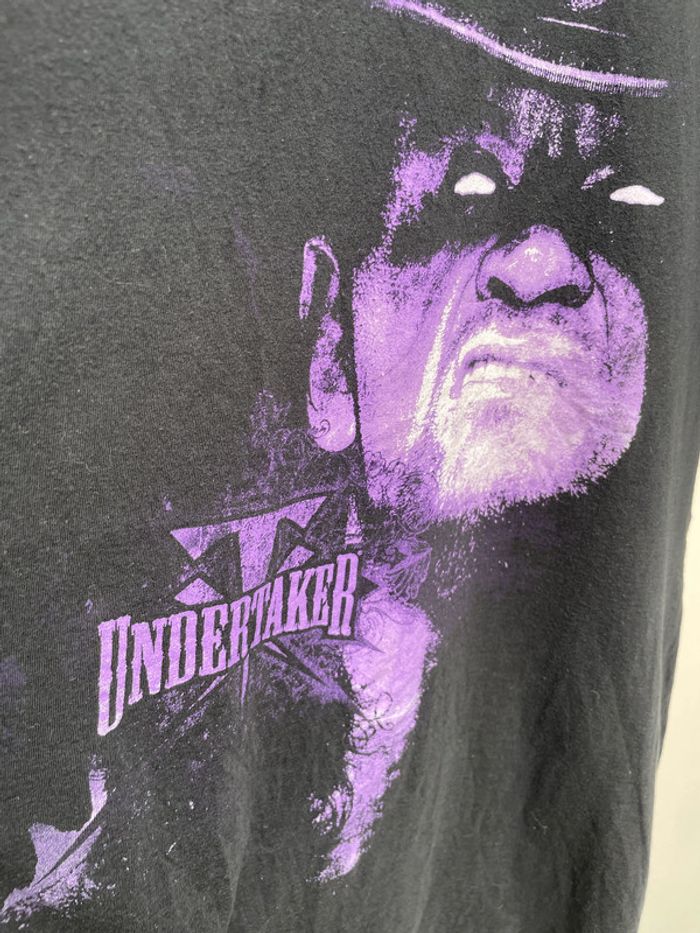 T-shirt print WWE Undertaker – Officiel – Taille L Womens made in UK 🇬🇧 - photo numéro 4