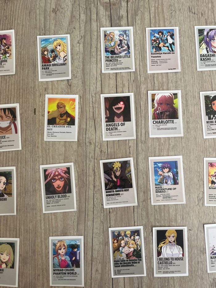 Lot de 28 autocollants d’animé - photo numéro 3