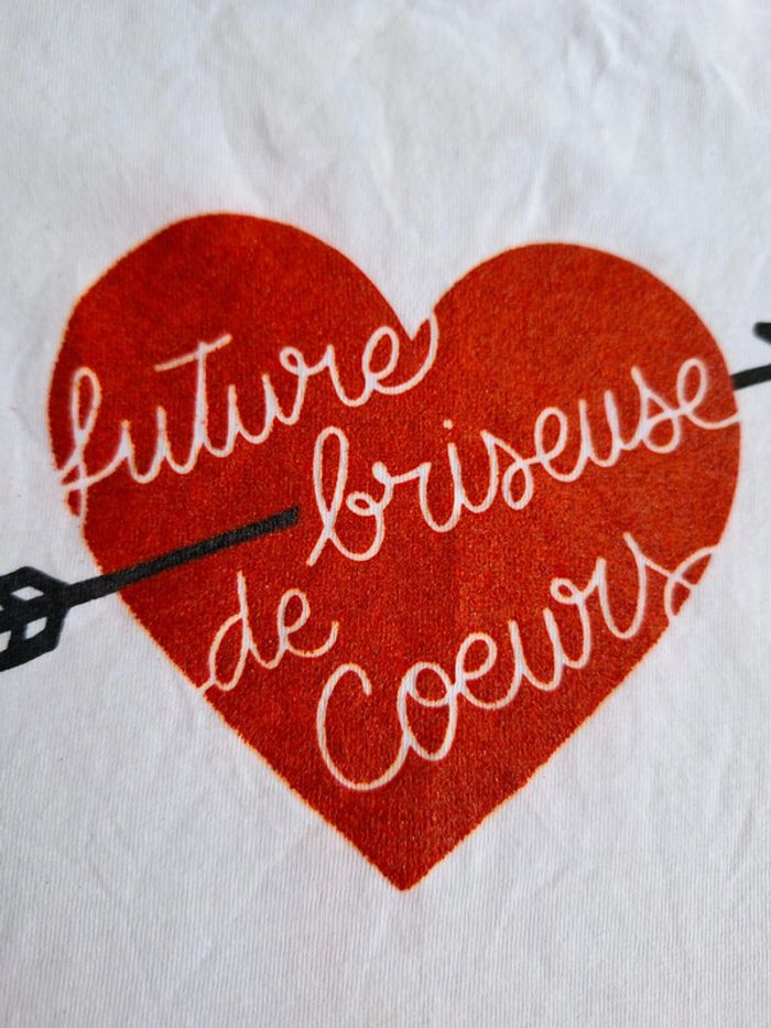 T-shirt coeur - photo numéro 2