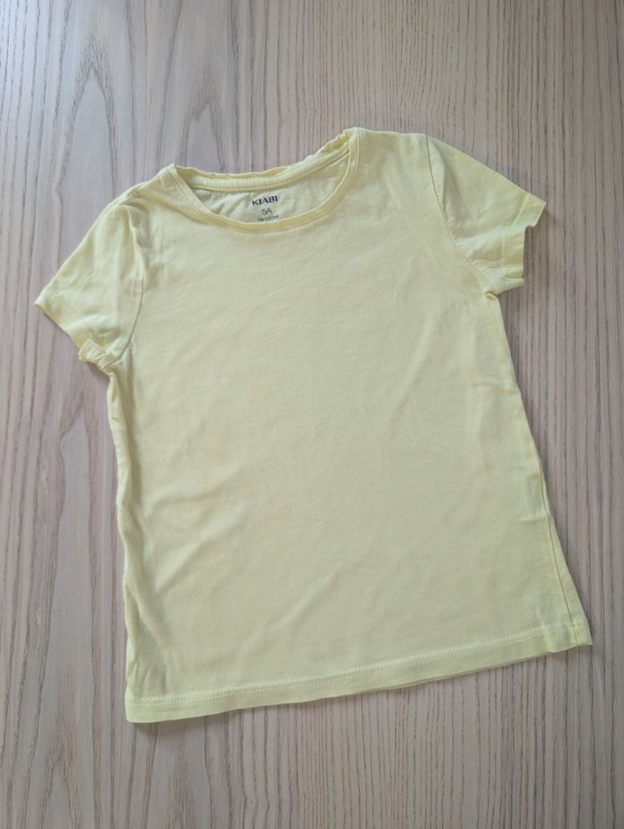 T-shirt jaune kiabi