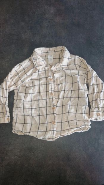 Chemise H&M tres bon etat 18mois