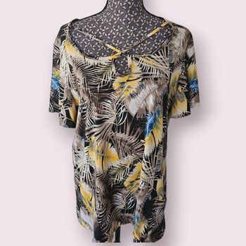 T-shirt marque bleu bonheur