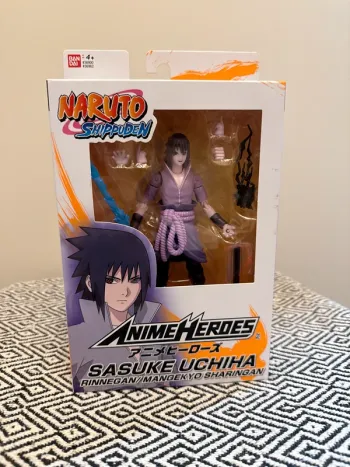 Naruto Shippuden - Figurine Anime Heroes Sasuke Uchiha  - 4 ans et +