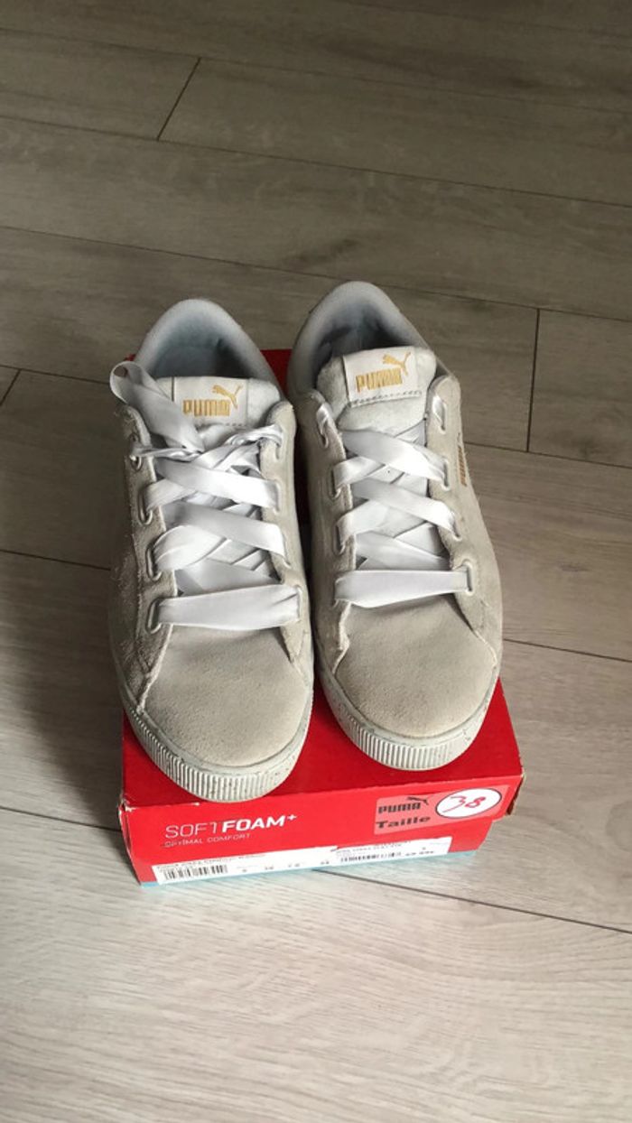 Basket Puma Vikky grise