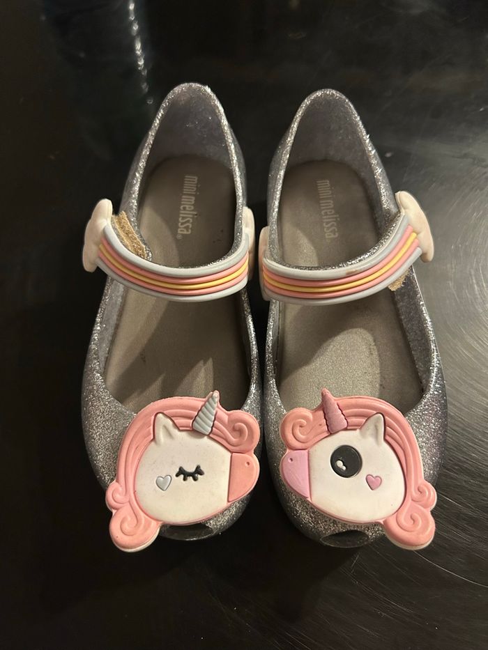 Ballerines licornes paillettes Mélissa 26 - photo numéro 1