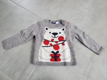 Pull de noël 12/24 mois