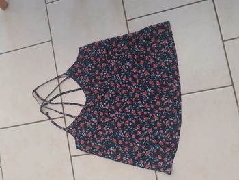 Tunique femme fleurie marine hollister taille m