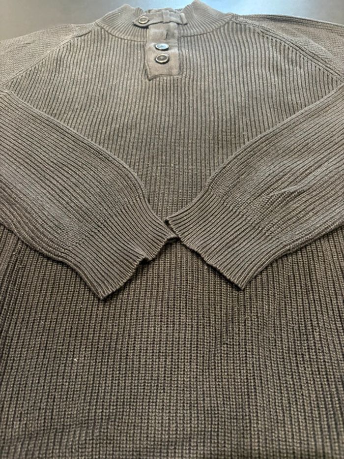 Pull col bouton - photo numéro 2