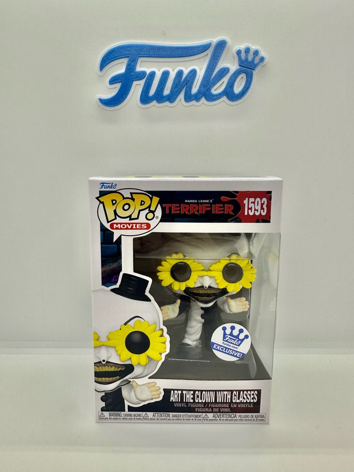Funko Pop Terrifier Art The Clown With Glasses 1593 Funko Exclusive