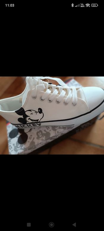 Basket en toile Mickey