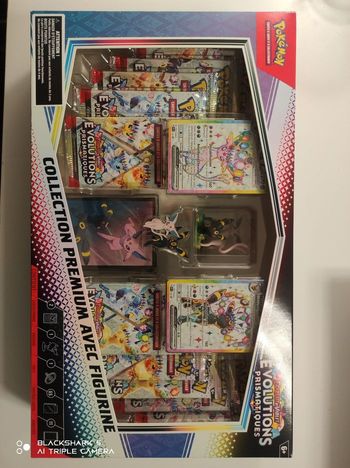 Coffret figurine pokémon évolution prismatique ev8.5