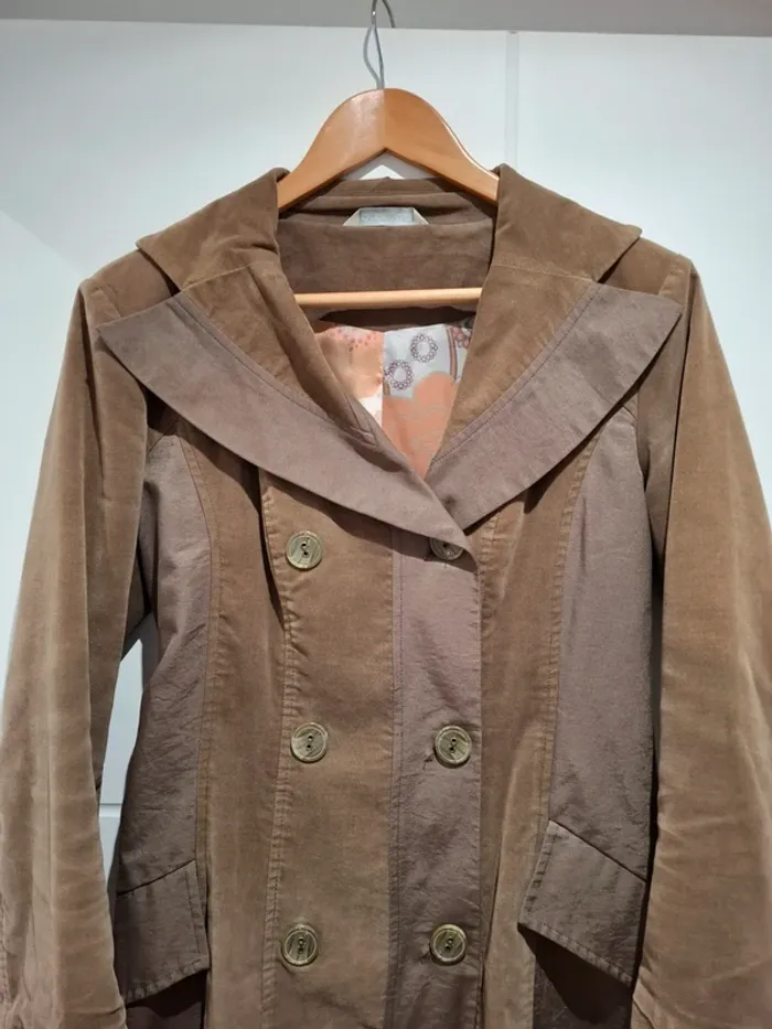 Trench mi-long demi-saison - 36 - photo numéro 2