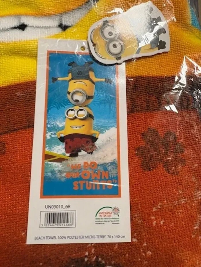 serviette de plage disney les minions neuve 70 x 140 cm - photo numéro 3