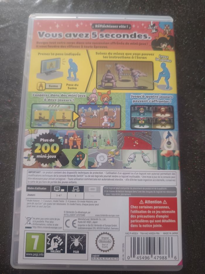 Wario ware move it nintendo switch - photo numéro 2