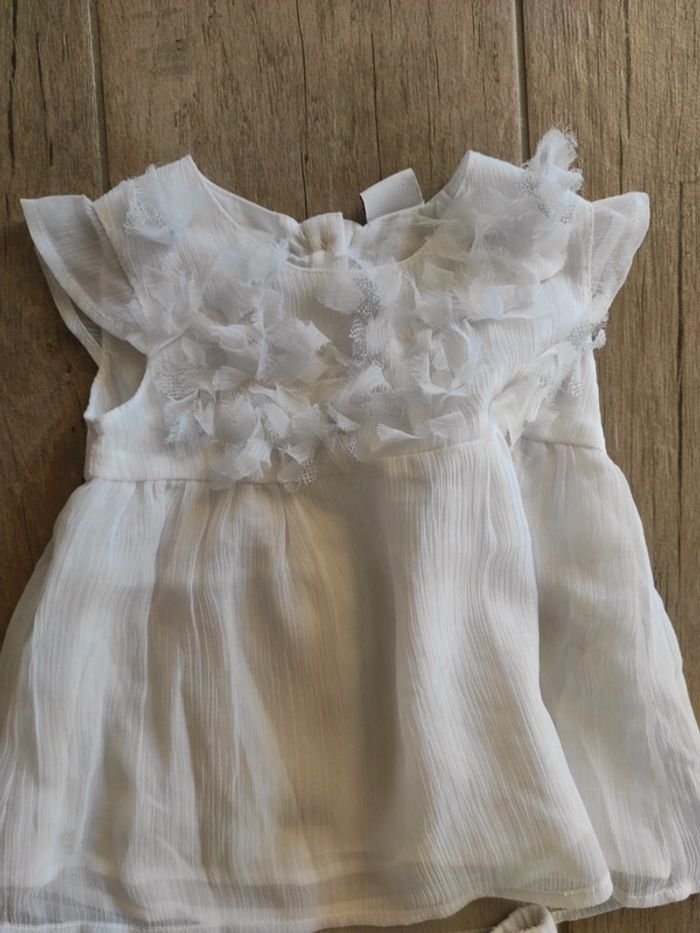 Ensemble robe + culotte 3 mois cérémonie - photo numéro 3